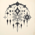 Cyber Sigilism Rain Tattoo