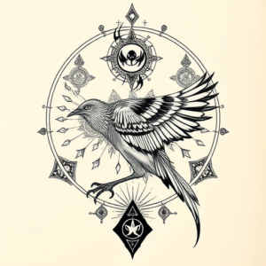 Cyber Sigilism Roadrunner Tattoo