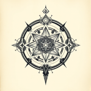 Cyber Sigilism Rosemary Tattoo