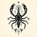 Cyber Sigilism Scorpion Tattoo