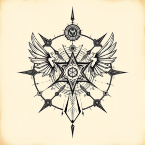 Cyber Sigilism Seraphim Tattoo