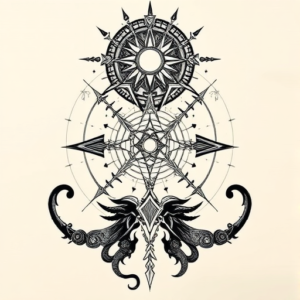 Cyber Sigilism Siren Tattoo