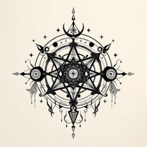 Cyber Sigilism Slytherin Tattoo