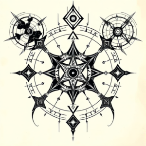 Cyber Sigilism Storm Tattoo