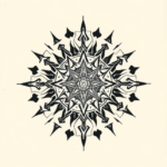 Cyber Sigilism Sun Tattoo