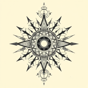 Cyber Sigilism Sunrise Tattoo