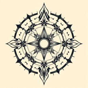 Cyber Sigilism Sunset Tattoo