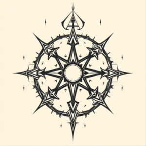 Cyber Sigilism Thorn Tattoo