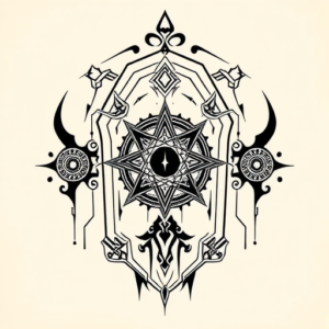 Cyber Sigilism Tombstone Tattoo