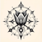 Cyber Sigilism Tulip Tattoo