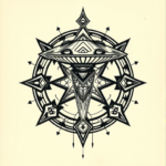 Cyber Sigilism Ufo Tattoo