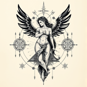 Cyber Sigilism Valkyrie Tattoo