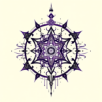 Cyber Sigilism Violet Tattoo