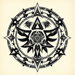 Cyber Sigilism Zelda Tattoo