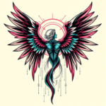 Cyberpunk Archangel Tattoo