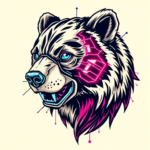 Cyberpunk Bear Tattoo