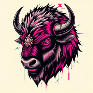 Cyberpunk Bison Tattoo