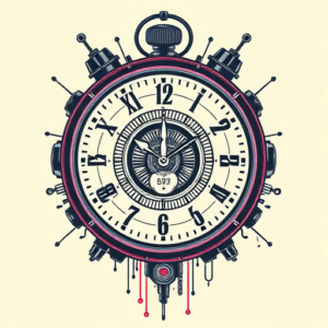 Cyberpunk Clock Tattoo