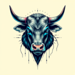 Cyberpunk Cow Tattoo