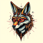 Cyberpunk Coyote Tattoo