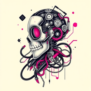 Cyberpunk Crochet Tattoo