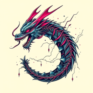 Cyberpunk Dragon Tattoo