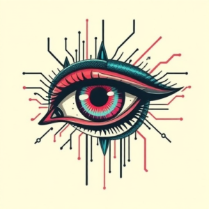Cyberpunk Eye Tattoo