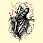 Cyberpunk Ghost Tattoo