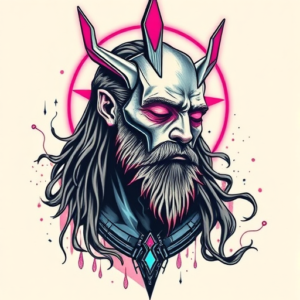 Cyberpunk God Tattoo