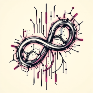 Cyberpunk Infinity Tattoo