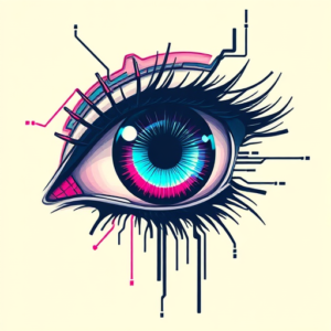 Cyberpunk Iris Tattoo