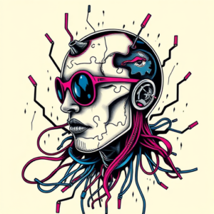 Cyberpunk Jigsaw Tattoo