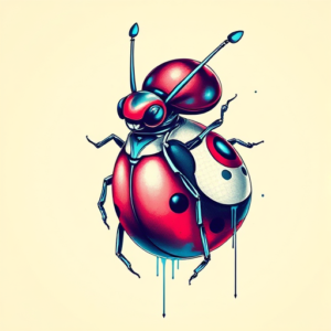 Cyberpunk Ladybug Tattoo