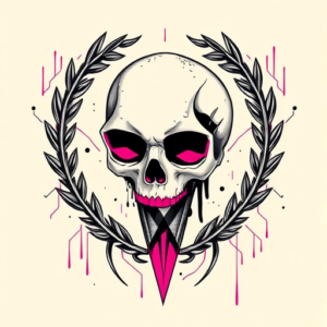 Cyberpunk Laurel Tattoo