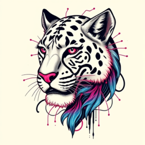 Cyberpunk Leo Tattoo