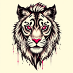 Cyberpunk Lioness Tattoo