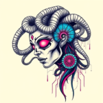 Cyberpunk Medusa Tattoo