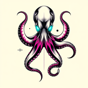Cyberpunk Octopus Tattoo