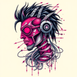 Cyberpunk Odin Tattoo