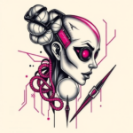 Cyberpunk Pearl Tattoo