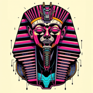 Cyberpunk Pharaoh Tattoo