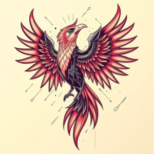 Cyberpunk Phoenix Tattoo