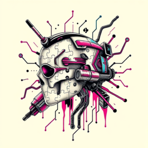 Cyberpunk Puzzle Tattoo