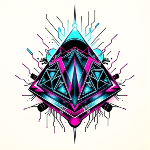 Cyberpunk Pyramid Tattoo