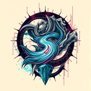 Cyberpunk River Tattoo