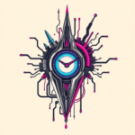 Cyberpunk Stamp Tattoo