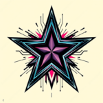 Cyberpunk Star Tattoo