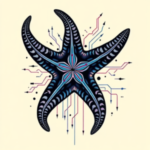 Cyberpunk Starfish Tattoo