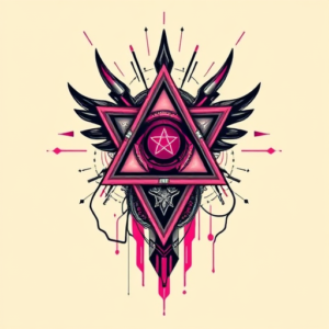 Cyberpunk Trinity Tattoo