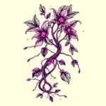 Cyberpunk Vine Tattoo